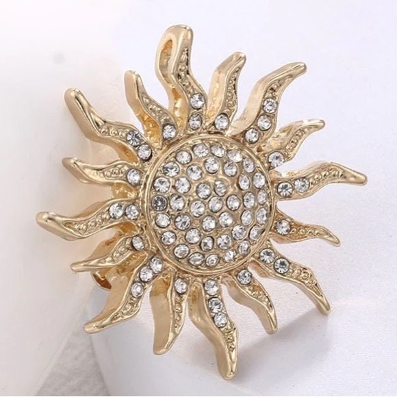 🔥2/$20 Sun brooch - Picture 5 of 7